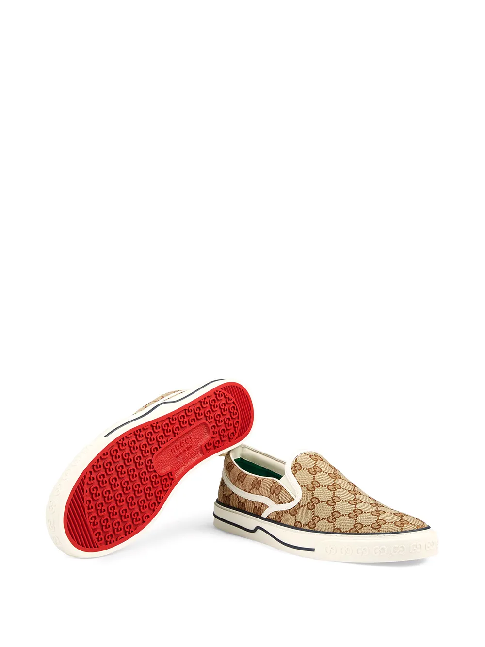 Gucci Gucci Signature slip-on Sneakers - Farfetch