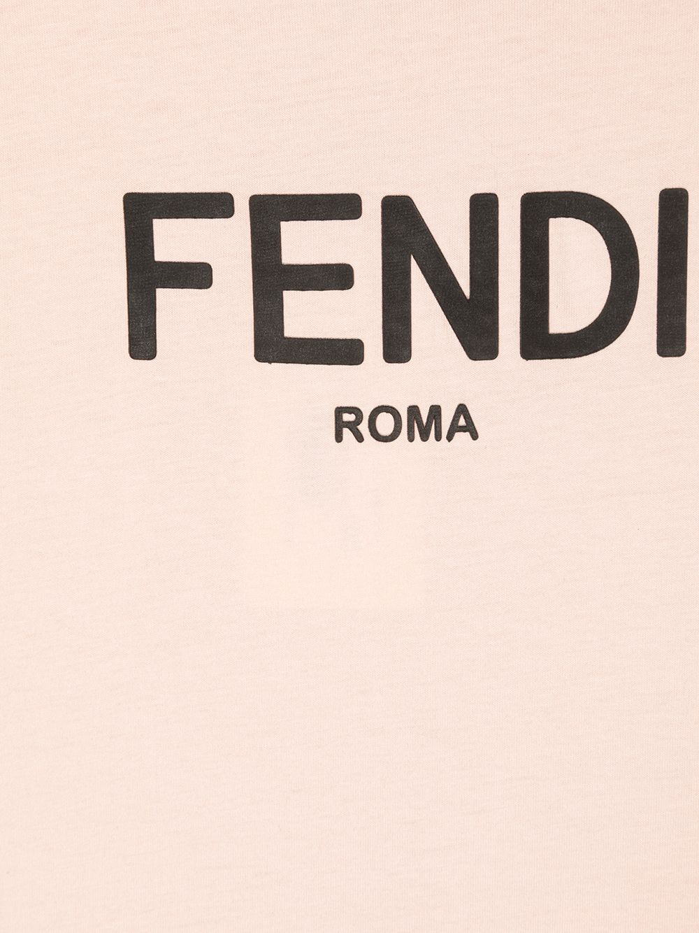 фото Fendi kids платье-футболка с логотипом