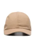 TOTEME logo plaque baseball hat - Brown