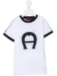 Image 1 of Aigner Kids logo print t-shirt