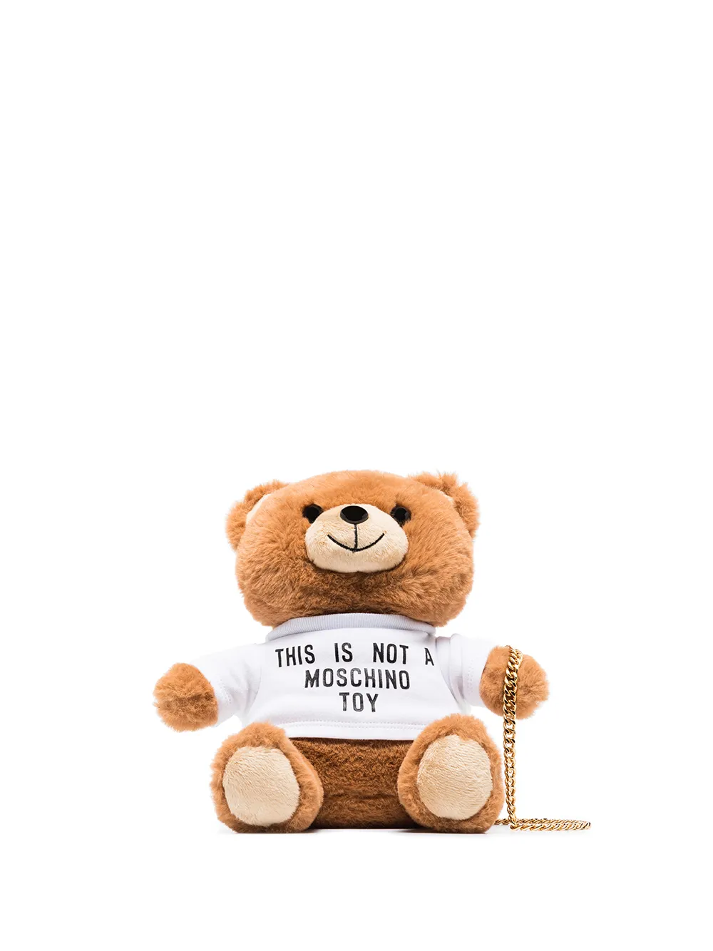 美品 MOSCHINO brush logo teddy bearショルダー