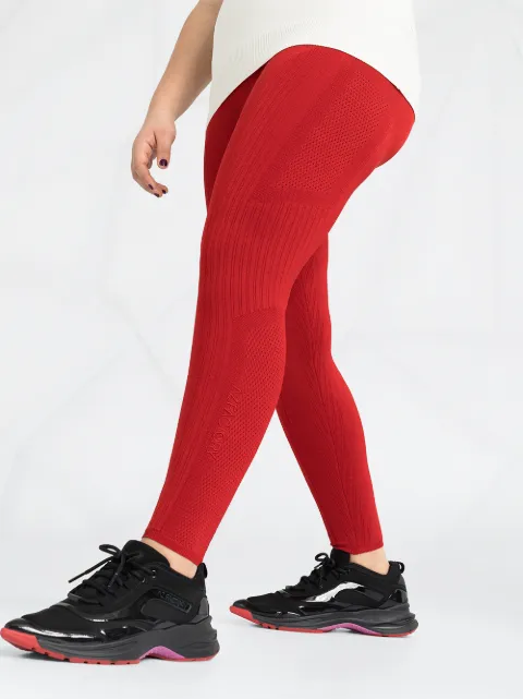 Cheap red leggings Clearance