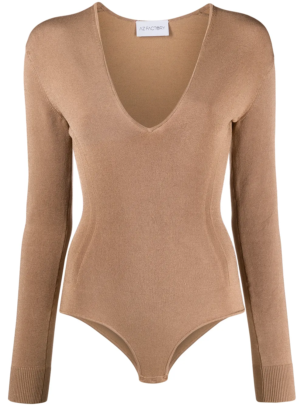 

AZ FACTORY MyBody long-sleeve bodysuit - Neutrals