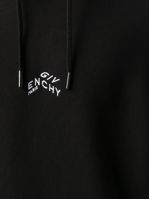Shop black Givenchy embroidered logo hoodie with Express Delivery -  Bayern-designShops