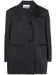 Image 1 of GANNI box-pleat tailored blazer