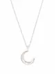 Image 1 of Dinny Hall moon charm pendant necklace