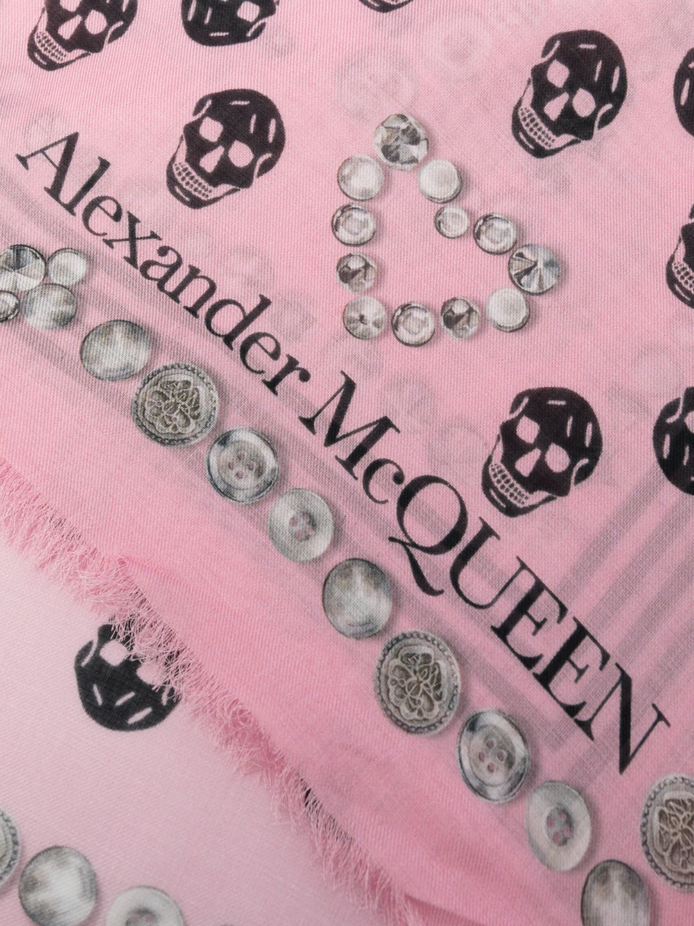 фото Alexander mcqueen шарф с бахромой