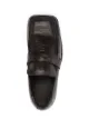 Martine Rose square-toe leather loafers