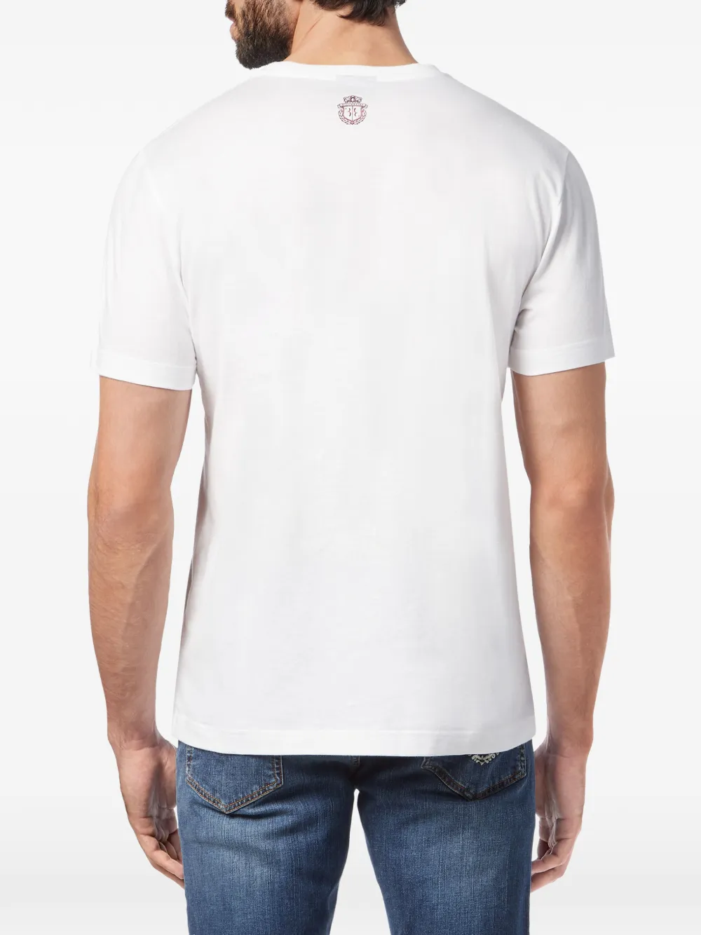 Billionaire T-shirt met print Wit