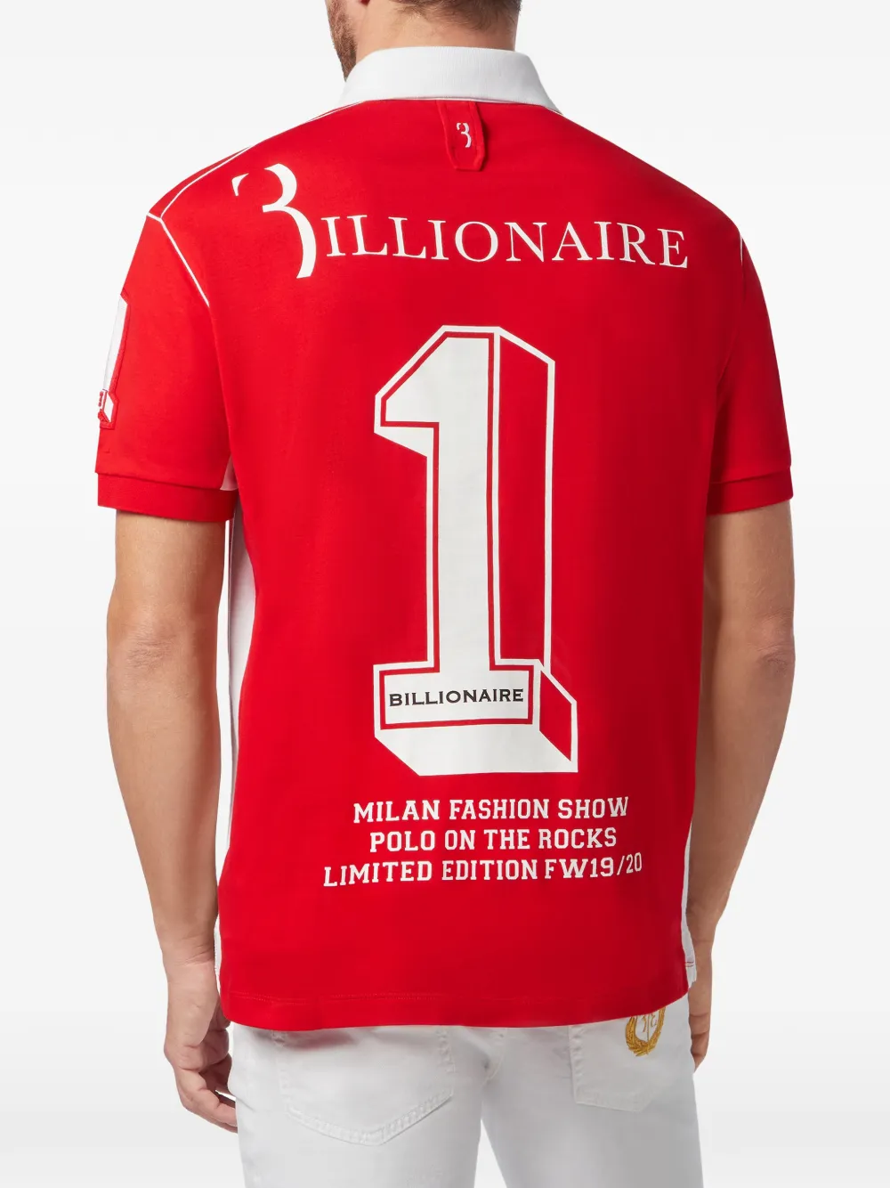  Billionaire Polo Team Montecarlo Poloshirt   Rot 