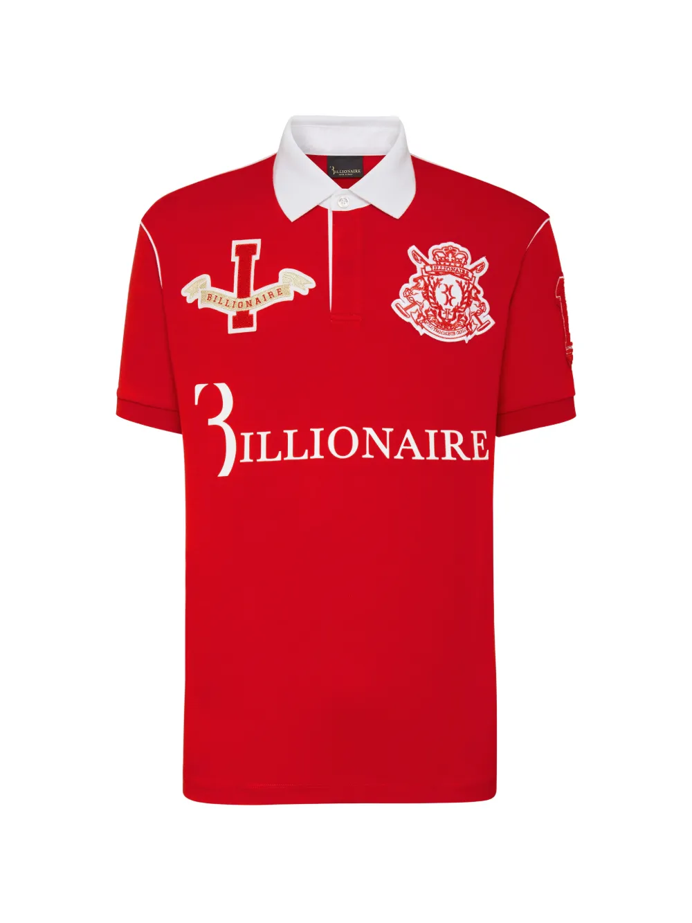 Billionaire SS Polo Team Montecarlo polo shirt - Rosso