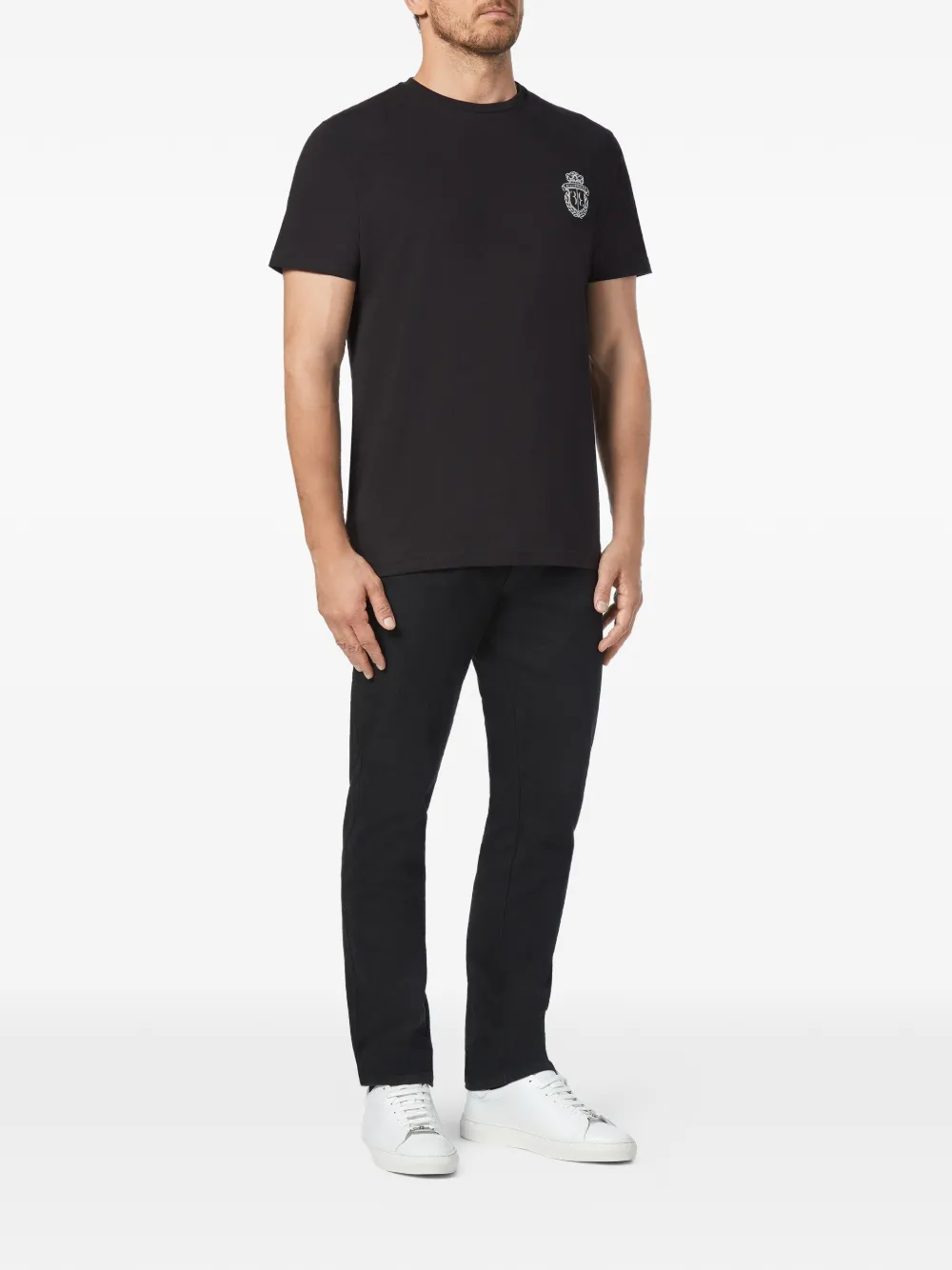  Billionaire T Shirt Round Neck Ss Lion   Schwarz 