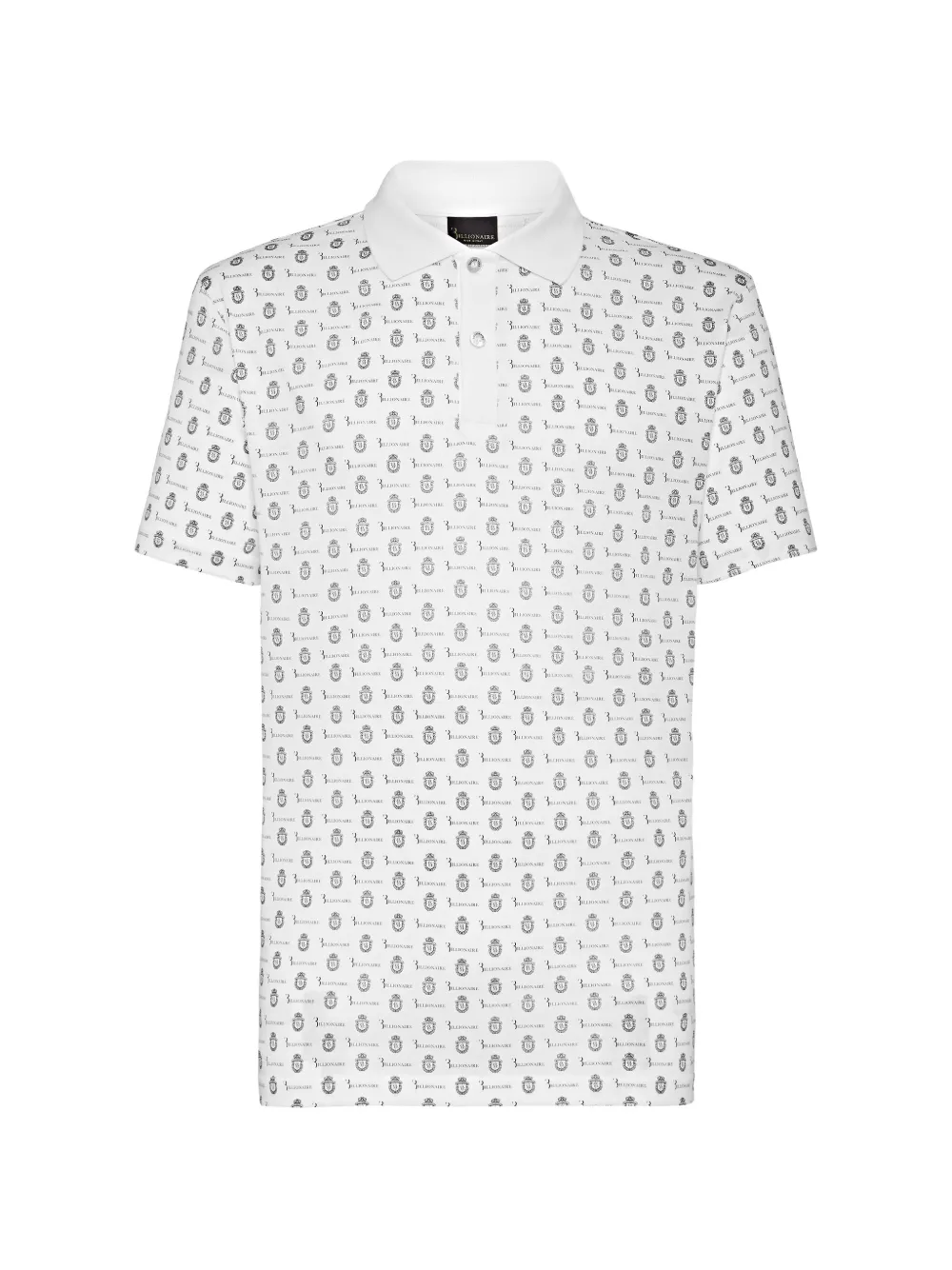 Billionaire Polo shirt SS Crest - Bianco