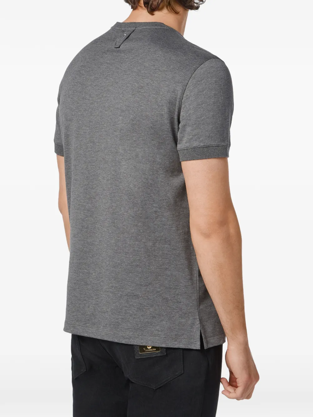 Billionaire T-shirt met leeuwprint Grijs