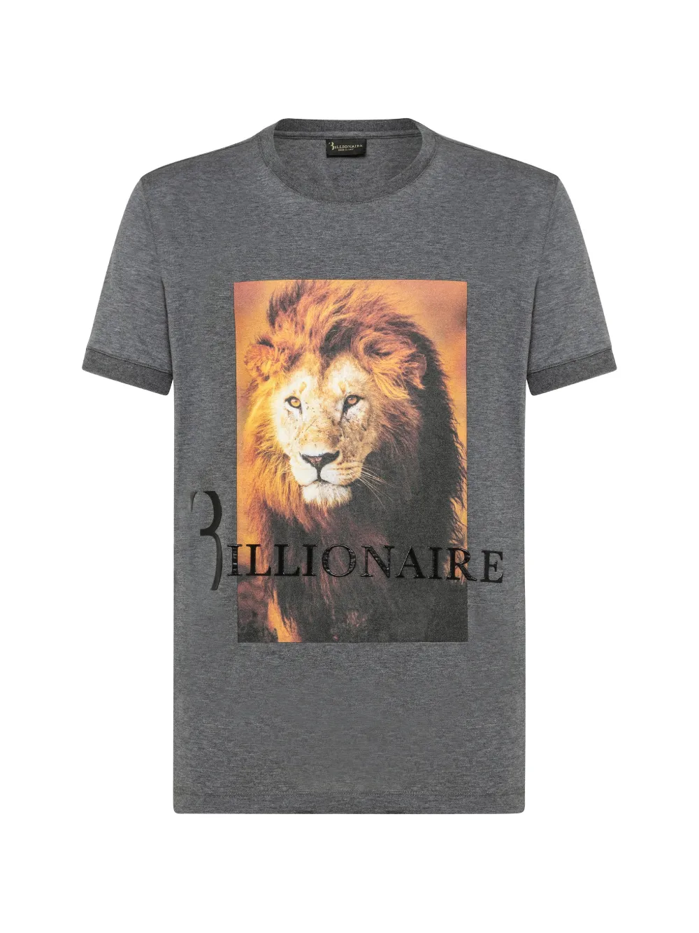 Billionaire lion-print T-shirt