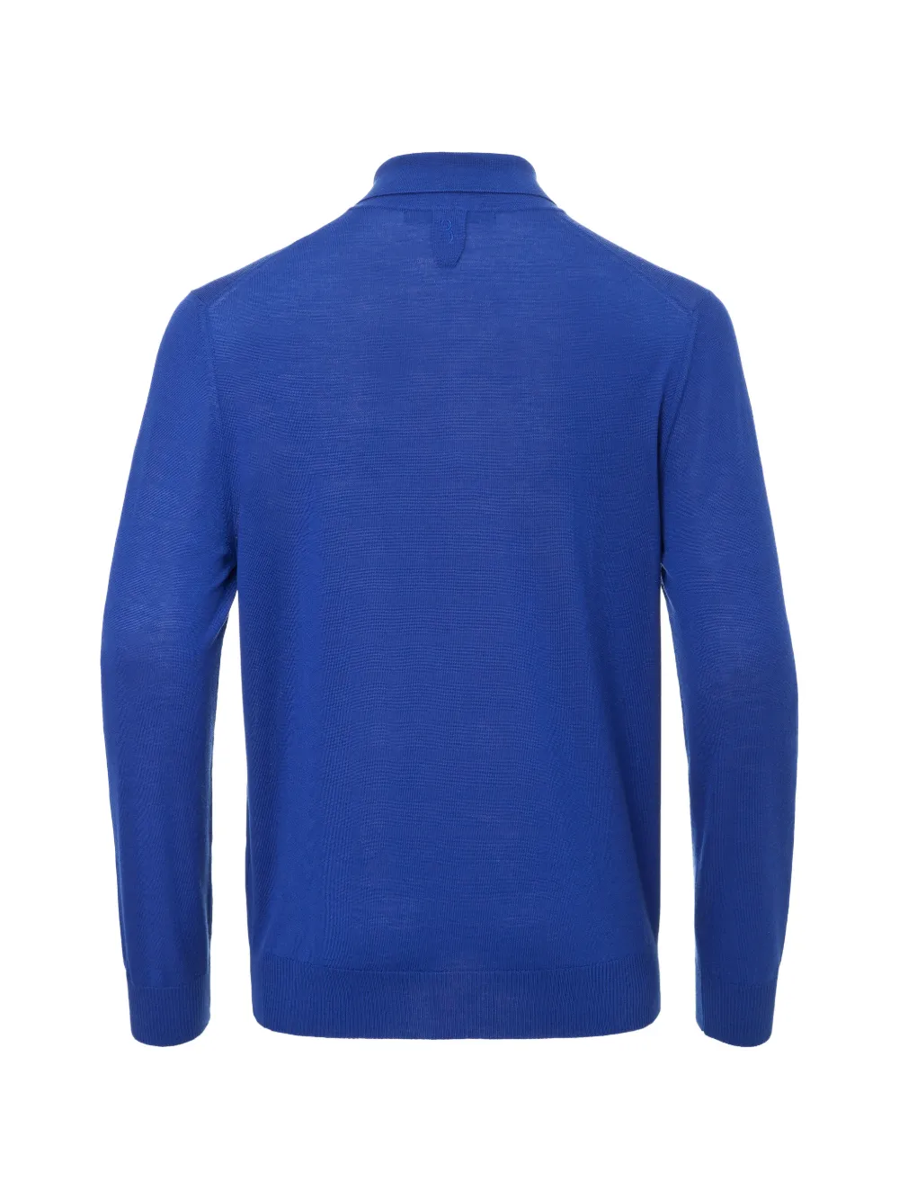 Billionaire logo-patch long-sleeve polo Blauw