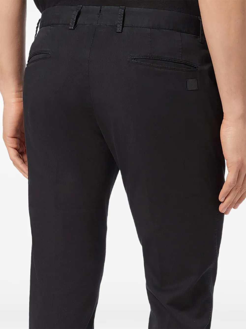 Billionaire Double B slim-fit trousers Zwart