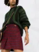 Gucci houndstooth wool skirt