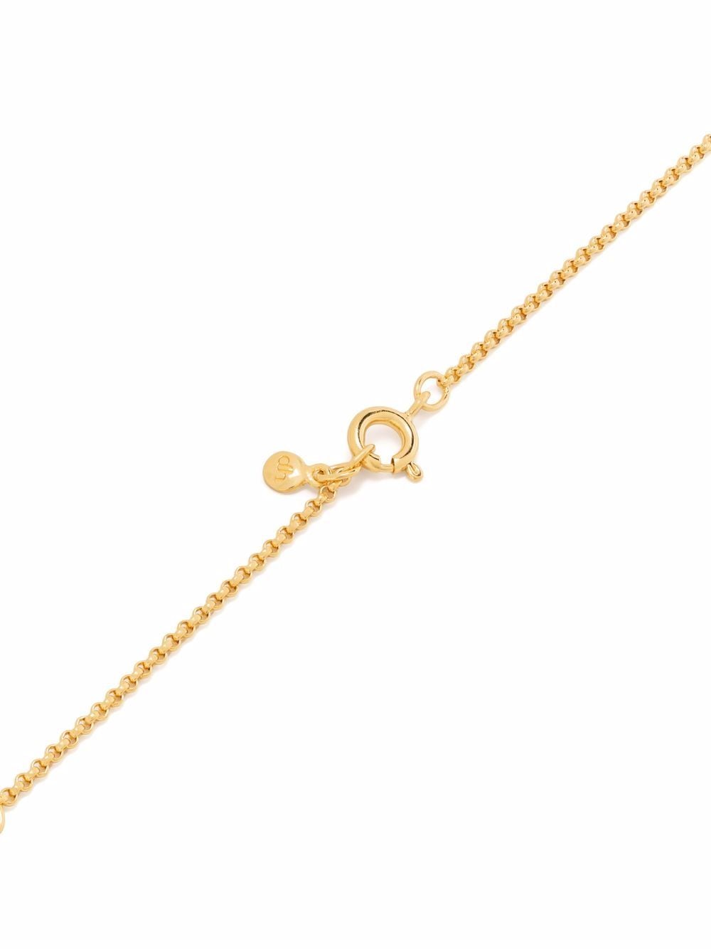 Shop Dinny Hall Moon Charm Pendant Necklace In Gold