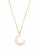 Image 1 of Dinny Hall moon charm pendant necklace