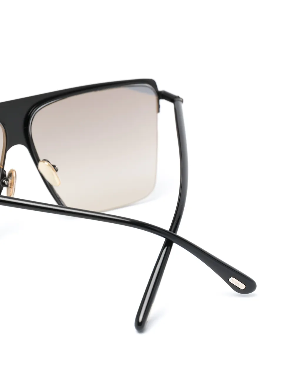 TOM FORD Eyewear Sofi zonnebril met vierkant montuur Zwart