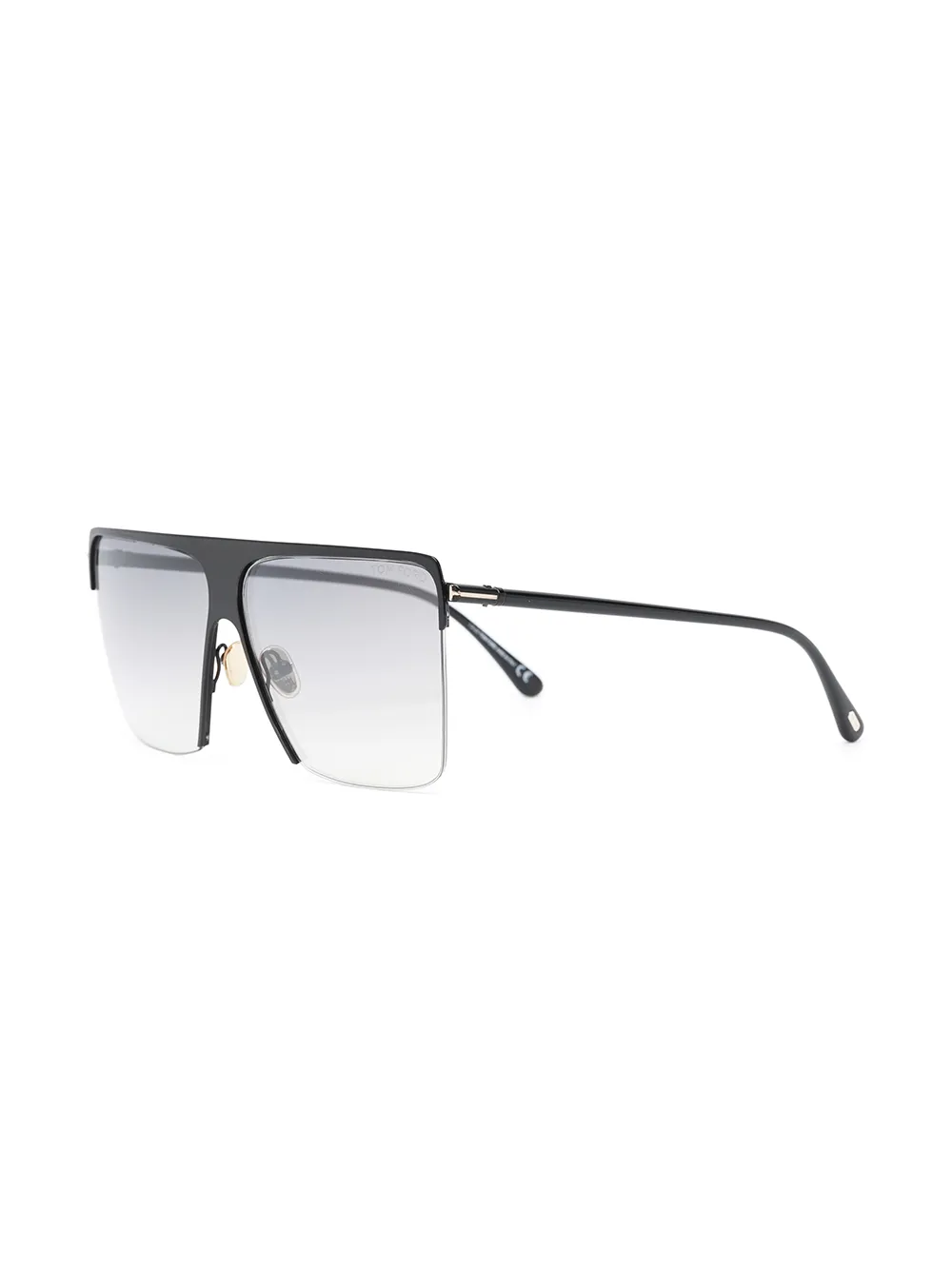 TOM FORD Eyewear Sofi zonnebril met vierkant montuur - Zwart