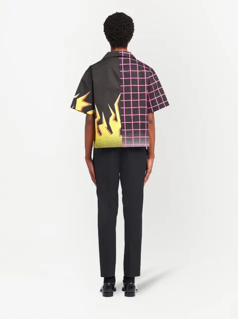prada flame pants