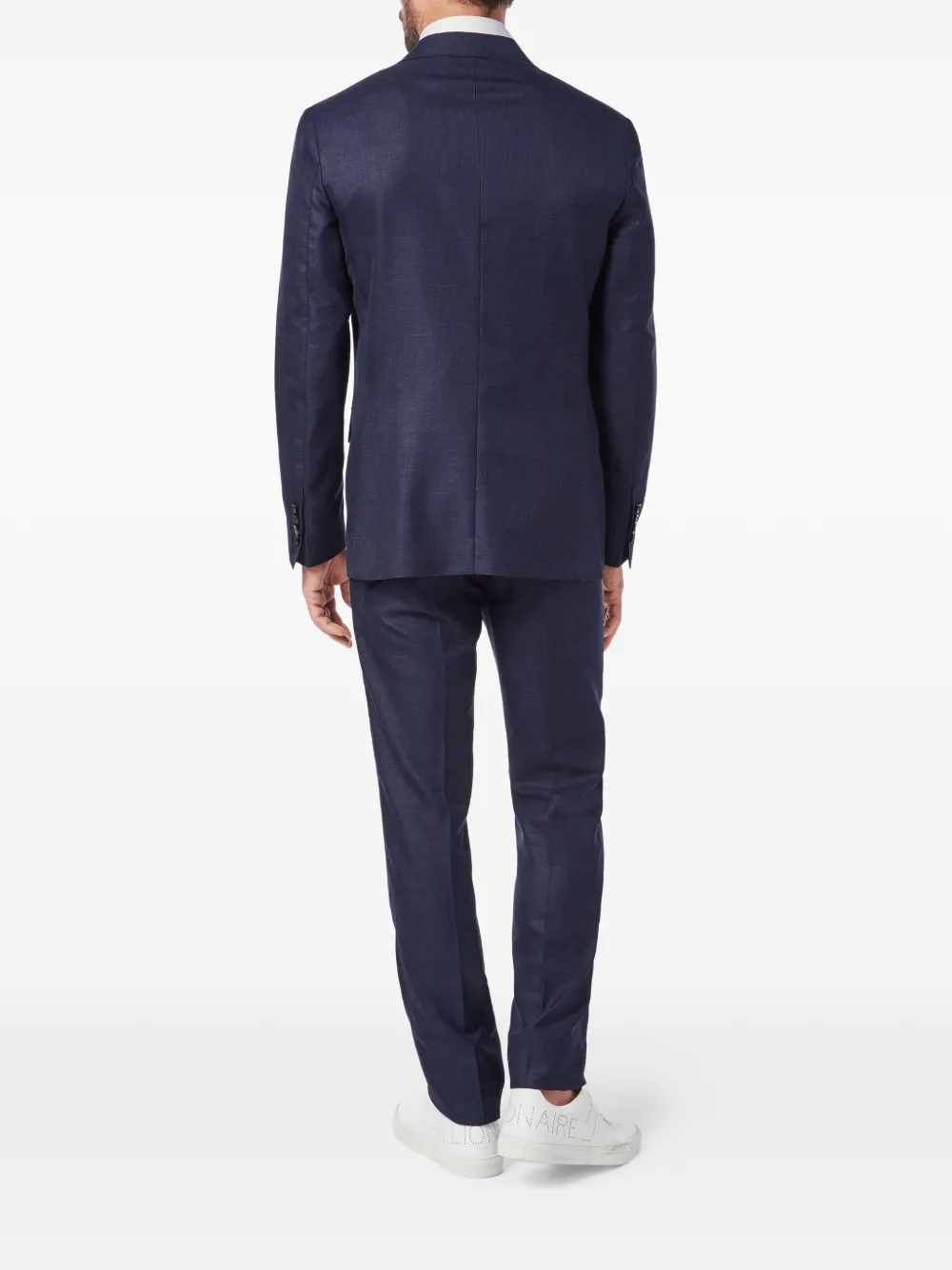 Billionaire Crest blazer met enkele rij knopen Blauw