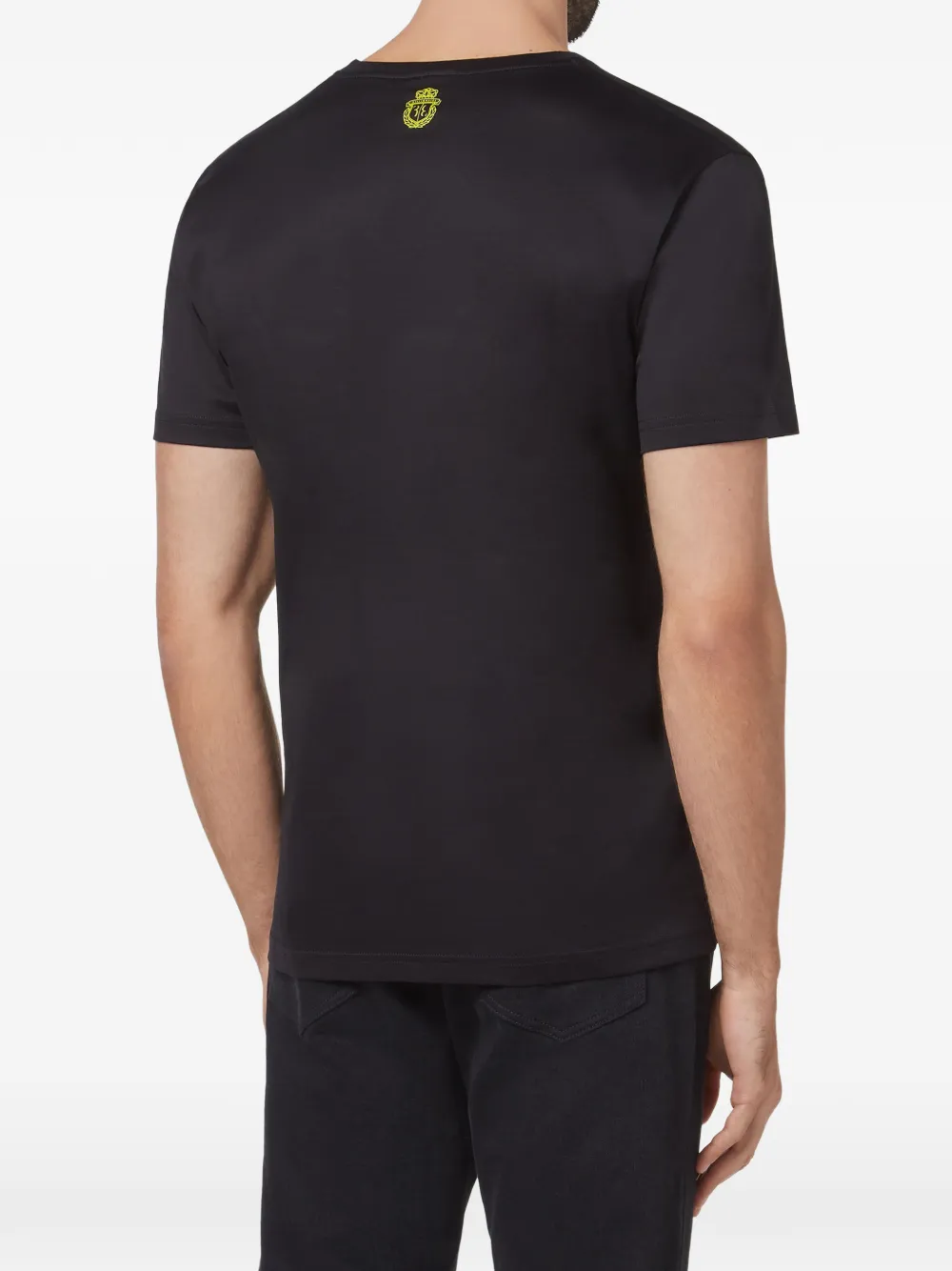 Billionaire T-shirt met geborduurd logo Zwart