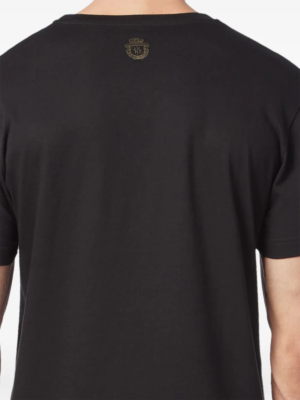Billionaire T-shirt met ronde hals en barokprint Zwart