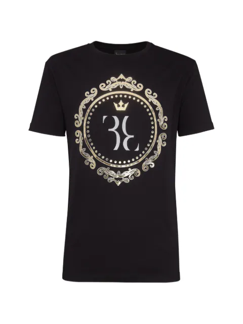 Billionaire Baroque-print round-neck T-shirt