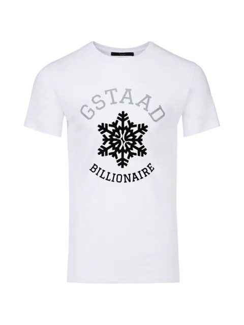 Billionaire Camiseta Gstaad com estampa floco de neve