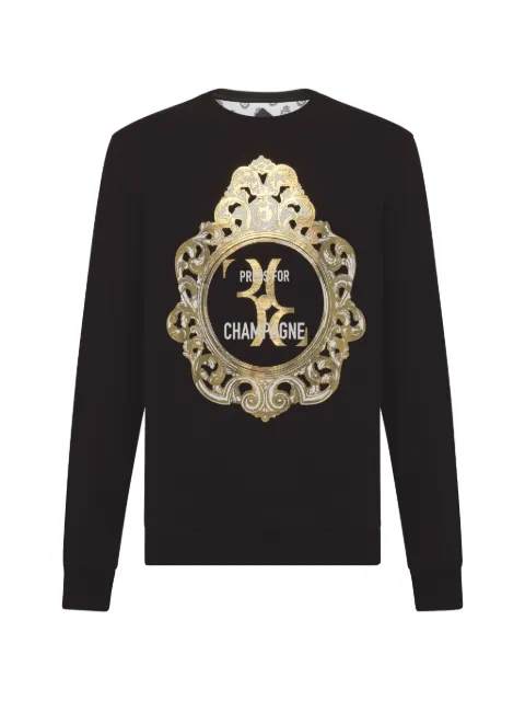 Billionaire sudadera con estampado barroco