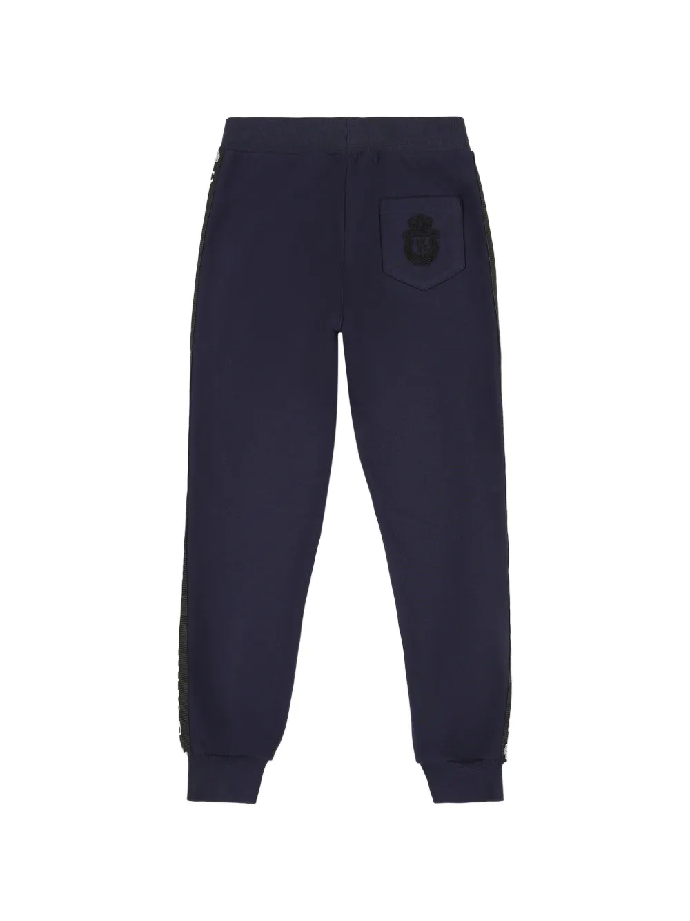 Billionaire Crest logo-tape track pants Blauw