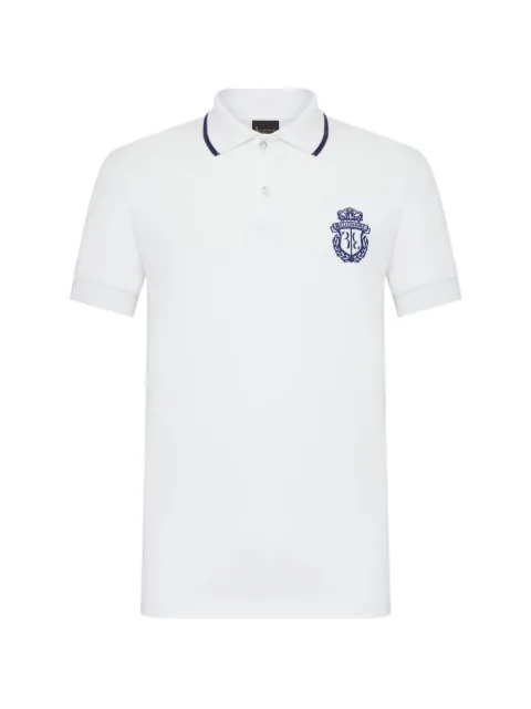 Billionaire Crest-embroidered polo shirt