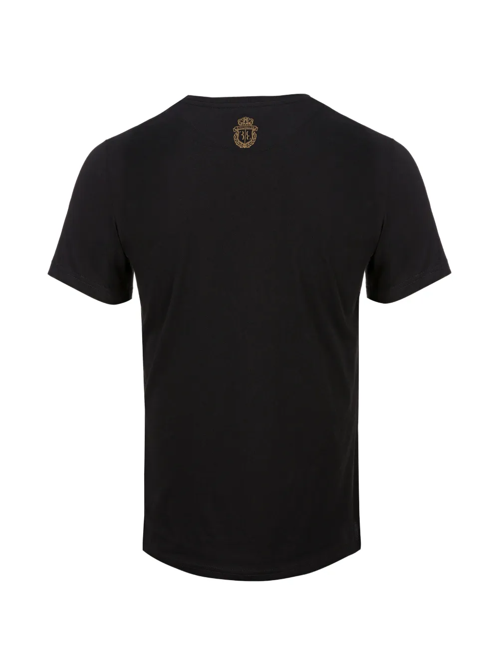 Billionaire Double Lion T-shirt met V-hals Zwart