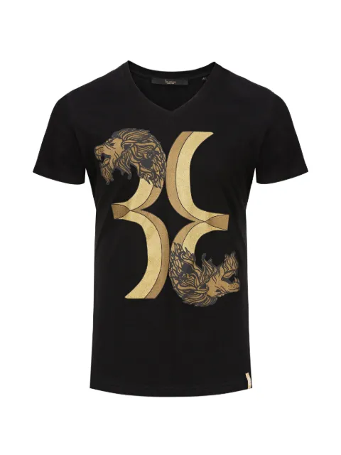 Billionaire Double Lion V-neck T-shirt