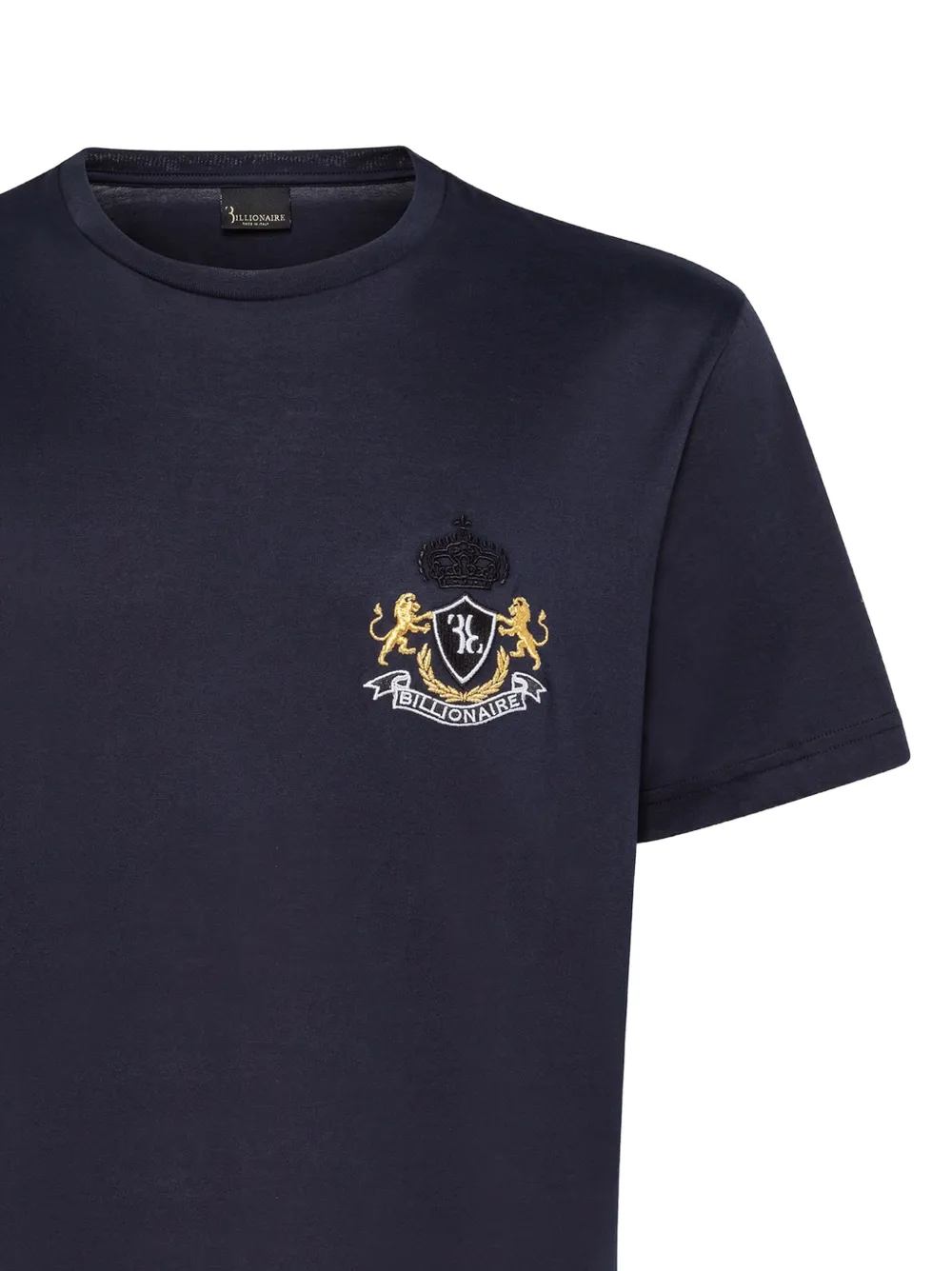 Billionaire T-shirt met logopatch Blauw