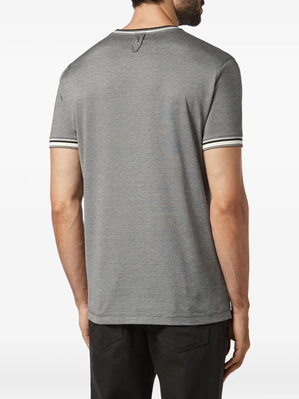Billionaire Double B T-shirt met geborduurd logo Grijs