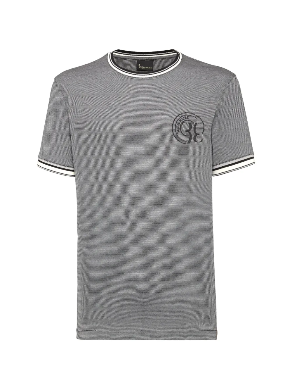 Billionaire Double B T-shirt met geborduurd logo Grijs