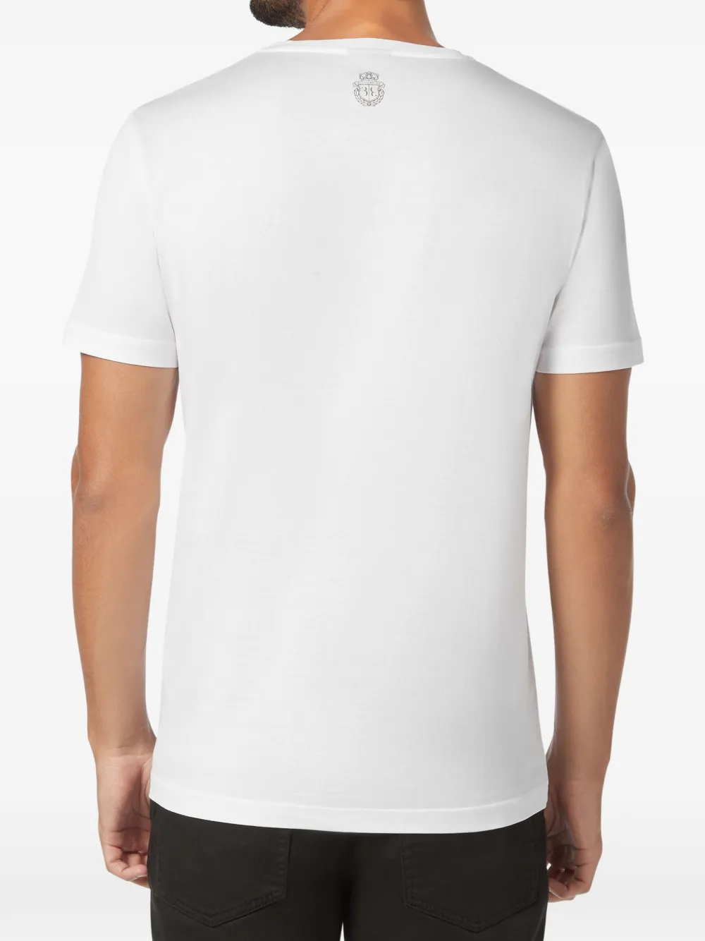 Billionaire Double B T-shirt met logo-print Wit