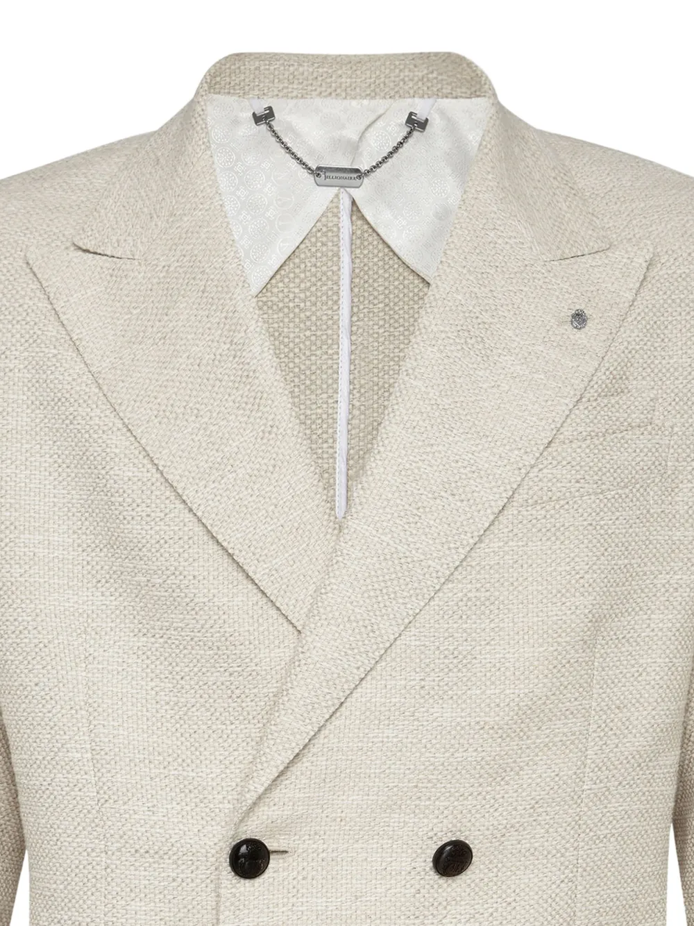 Billionaire Statement blazer met dubbele rij knopen Beige