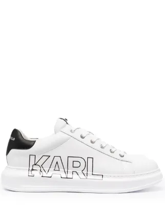 Karl lagerfeld white shoes Clearance