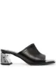 Image 1 of Karl Lagerfeld K-Blok shaped heel mules