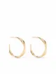 Image 1 of Dinny Hall Twist open hoop earrings