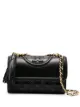 Image 1 of Tory Burch logo embossed quilted shoulder bag