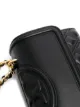 Tory Burch logo embossed quilted shoulder bag