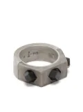 Parts of Four Sistema 3 setting ring - Metallic