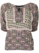 Image 1 of Nicole Miller abstract-print short-sleeve dress