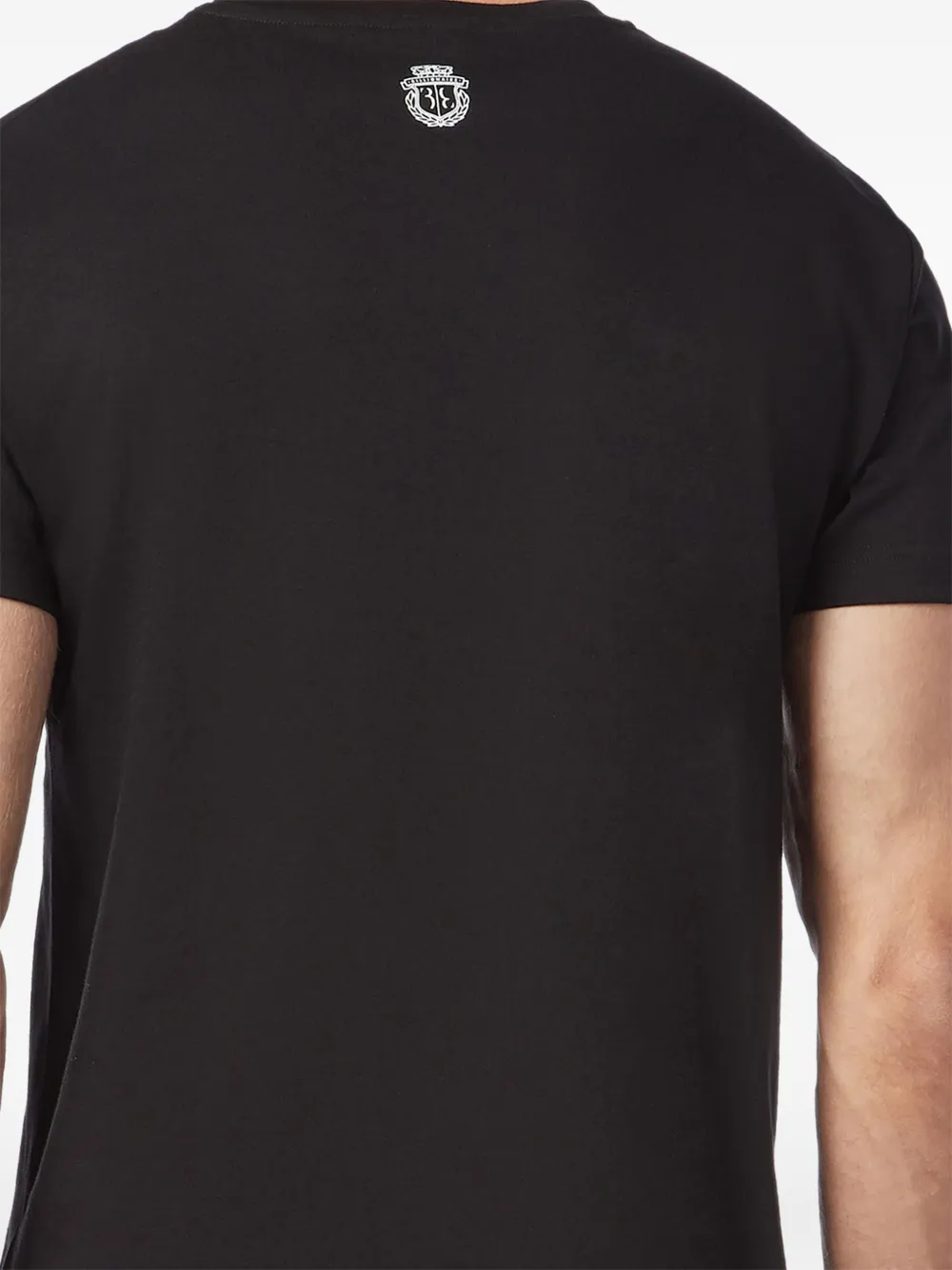 Billionaire T-shirt met logoprint met ronde hals Zwart
